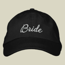 Bride embroidered hats
