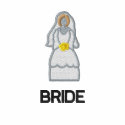 BRIDE Embroidered Women's Shirt embroidered shirts