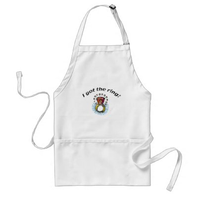 Bride Engagement Gifts and T-shirts Aprons by lesrubaweddings