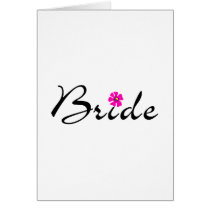 Bride (Flower) Greeting Cards