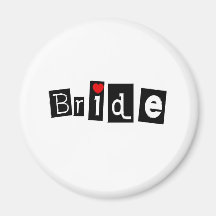 Bride Fridge Magnet