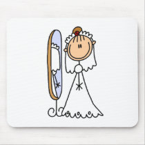 Bride Getting Ready For The Wedding Mousepad