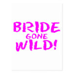 Bride Gone Wild (Pink) Post Cards
