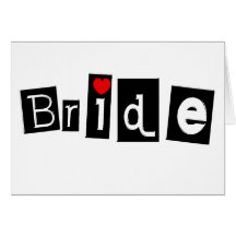 Bride Greeting Card