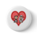 bride & groom buttons