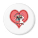 bride & groom magnets