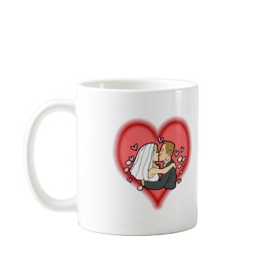 bride & groom mugs by shopaholicchick