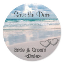 Bride & Groom Names Written in the Sand
