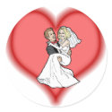 Bride & Groom stickers