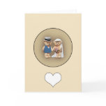 Bride & Groom Teddy Bears Greeting Card