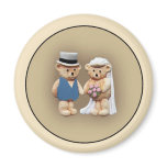 Bride & Groom Teddy Bears magnets