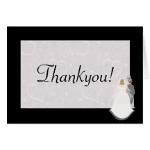 Bride & Groom - Wedding Thankyou Cards