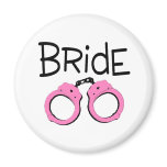Bride Handcuffs Magnets