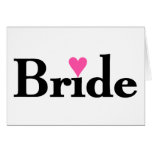 Bride Heart Card