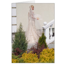 Bride In The Garden Cards