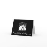 Bride Kiss under Oak Card -blank