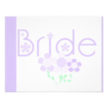 Bride Lilac Flowers Tshirts and Gifts Invite