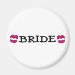 Bride (Lips Kiss) Refrigerator Magnet