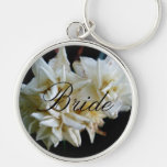 Bride Miniature Roses Key Ring Wedding Gift Key Chains