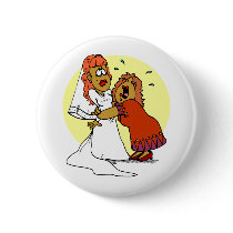 Bride Mother Wedding Day Ceremony Buttons