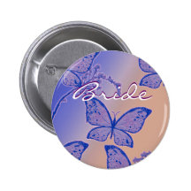 Bride name button - customizable wedding badges