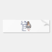 Bride Of 15 Years Bumper Sticker