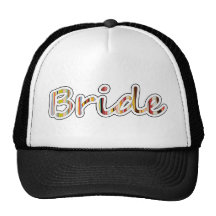 Bride original design and unique mesh hat