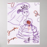 Bride Original Sketch Poster