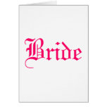 Bride (Pink 2) Greeting Cards