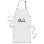Bride Pink Hearts Apron