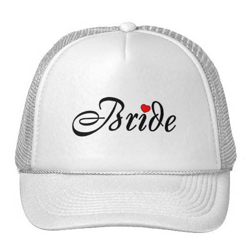 Bride (Red Hrt) Trucker Hats