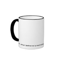 "BRiDE - rock on" (blackout vrs) Mugs