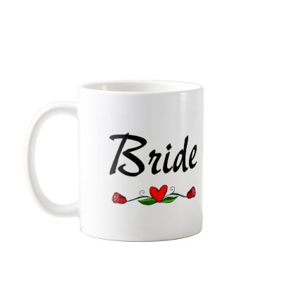 Bride (Roses) Coffee Mugs by BacheloretteGirl
