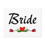 Bride (Roses) Post Card
