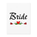 Bride (Roses) Postcard