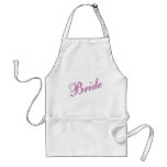Bride (Script) aprons
