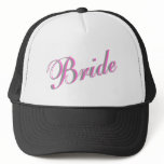 Bride (Script) Trucker Hats
