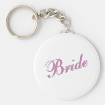 Bride (Script) Key Chain