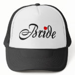 Bride (Script Red Hrt) Trucker Hat