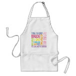 Bride Sentiments Wedding Apron