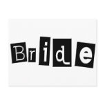 Bride (Sq Blk)