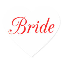 Bride Sticker