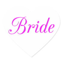 Bride Sticker