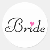 Bride Sticker