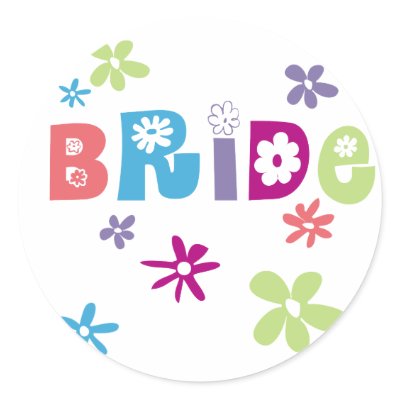 Bride Stickers by lesrubaweddings