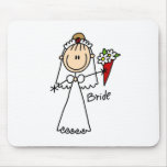 Bride Throwing The Bouquet Mousepad