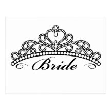 Bride Tiara Postcard
