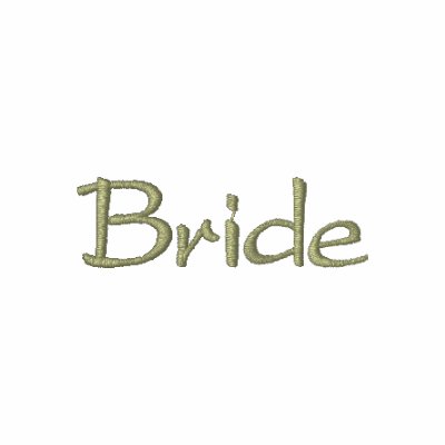 Bride to be bridal shower gift embroidered polo shirt by perfectwedding