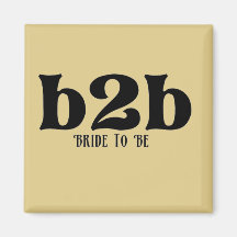 Bride to Be Fridge Magnet