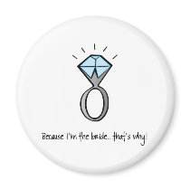 bride to be refrigerator magnets